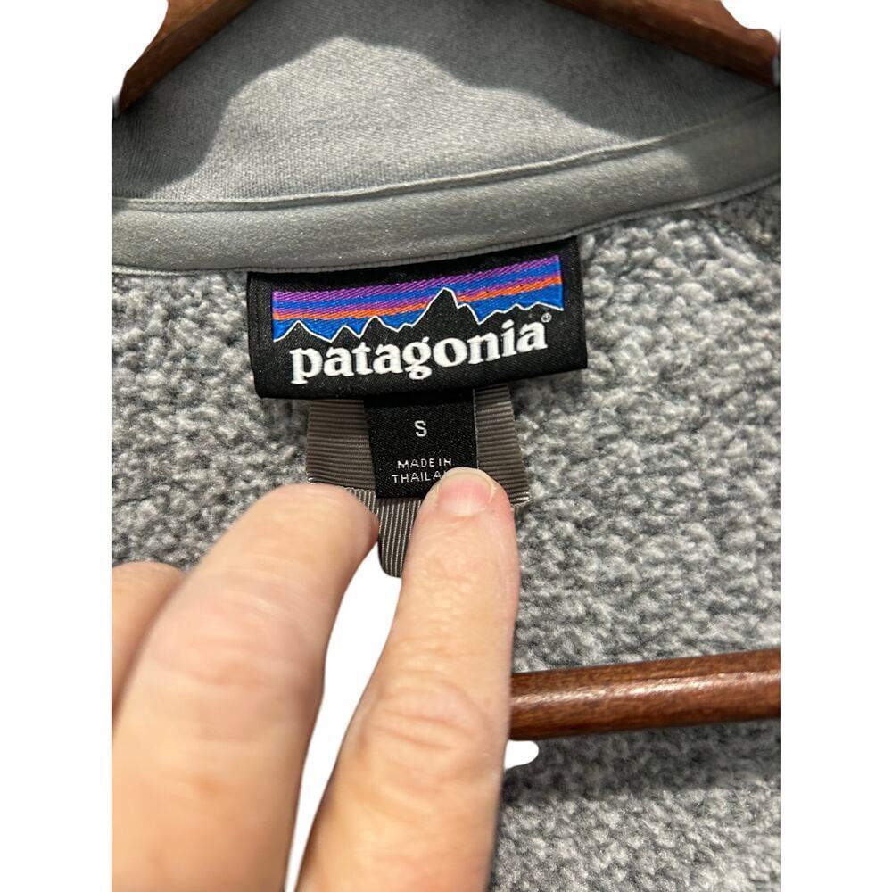 Patagonia Women’s Better Sweater 1/4 Zip Gray Size S Outdoor Pullover - Picture 2 of 8